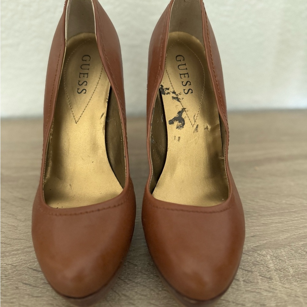 Guess Women's Tan Heels